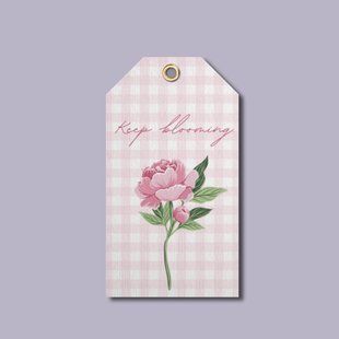 Бірка "Keep blooming" UN-01-T фото