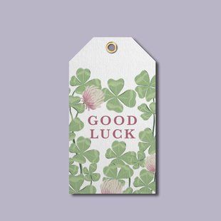 Бірка "Good luck" UN-02-T фото