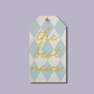 Бірка "The best news" UN-06-T фото