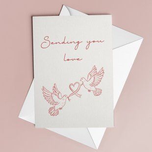 Листівка &laquo;Sending You Love&raquo; LO26-09-C фото