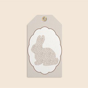 Бірка з кроликом &laquo;Nude herbs&raquo; EA-02-T фото