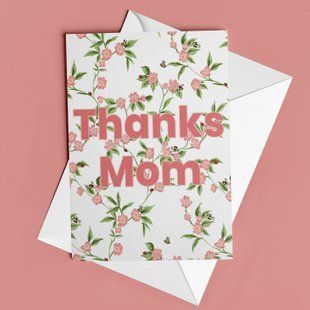 Листівка "Thanks mom" MO-06-C фото