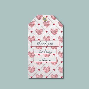 Бірка &laquo;Thank you for being with me&raquo; TH-05-T фото