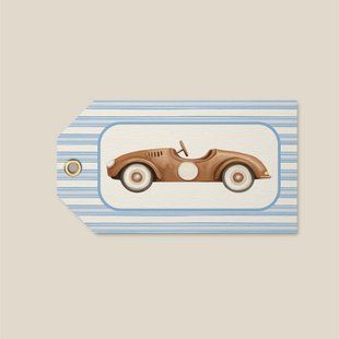 Бірка &ldquo;Vintage Car &ndash; Caramel&rdquo; KD-71-T фото