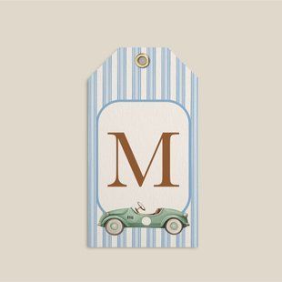 Бірка з літерою &ldquo;Initial &ndash; Vintage Collection&rdquo; KD-72-T фото